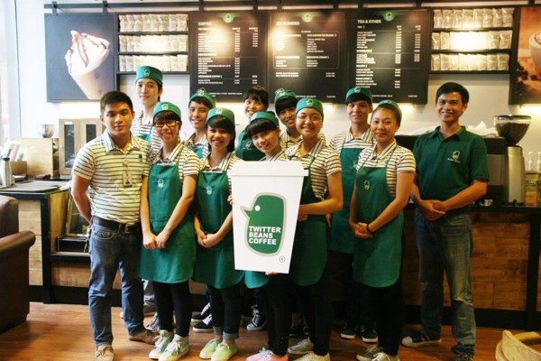 Sản phẩm tạp dề như đồng phục tại các quán cafe