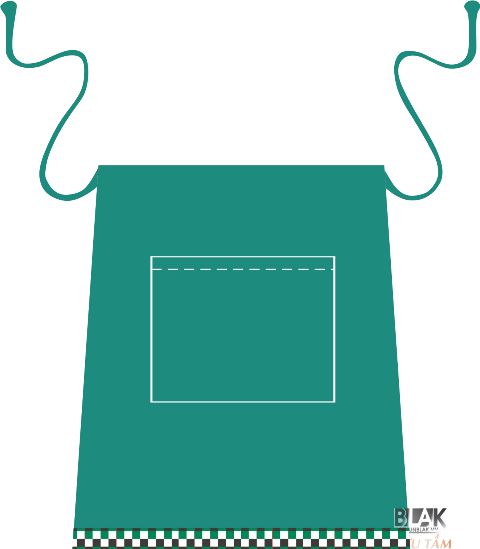 Mẫu thiết kế tạp dề nhân viên