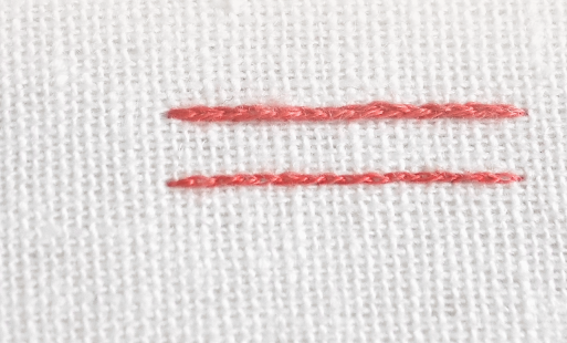 Đường thêu Split Stitch