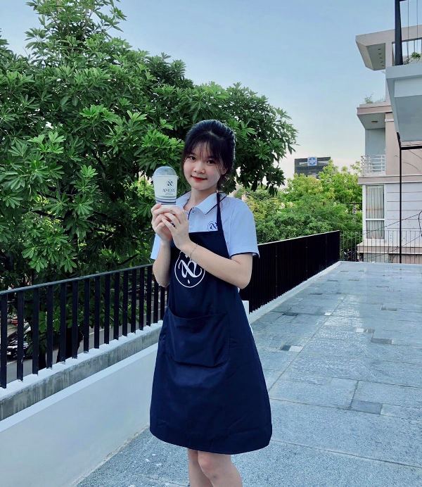 Đồng phục nhân viên quán trà sữa