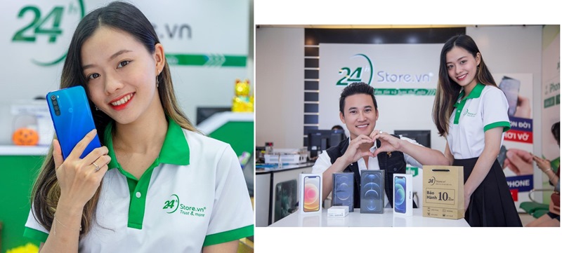 Mẫu áo thun đồng phục công ty 24h Store