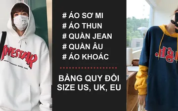 Size US và size việt nam có khác nhau không?