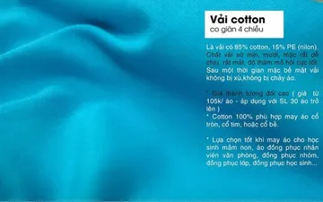 Vải cotton có nhăn không?Cotton lạnh có nhăn không?