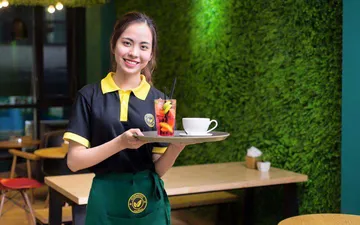 Mẫu tạp dề quán Gemini Coffee