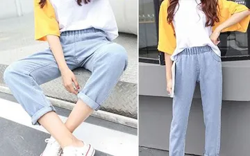 Muôn kiểu biến hóa với áo thun trơn size lớn