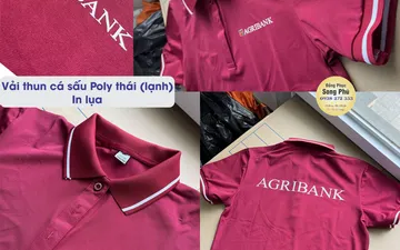 Áo thun đồng phục ngân hàng Agribank