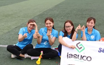 Mẫu áo bóng đá Lasuco - Công ty mía đường Lam Sơn