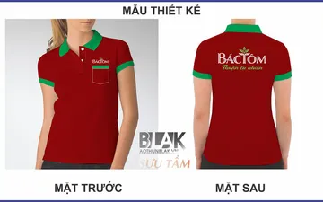 Mẫu thiết kế áo thun đồng phục Cửa hàng rau sạch Bác Tôm