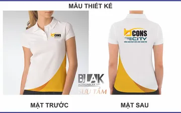 File thiết kế vector - Áo thun đồng phục Công ty cổ phần đầu tư xây dựng BCONS