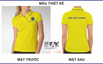 File thiết kế vector - Logo in áo đồng phục công ty du lịch Bee Bee Travel