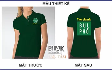 File thiết kế vector - Áo thun đồng phục Trà chanh Bụi Phố