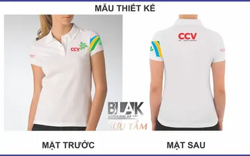 File thiết kế vector - Logo in áo đồng phục Phân bón Con Cò Vàng CCV