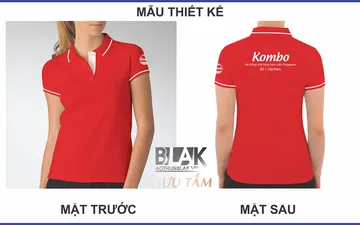 Mẫu thiết kế áo thun đồng phục cơm niêu Singapore KOMBO mới nhất