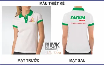 File thiết kế vector - Áo thun đồng phục công ty Cung ứng Nguồn Nhân Lực Sakura