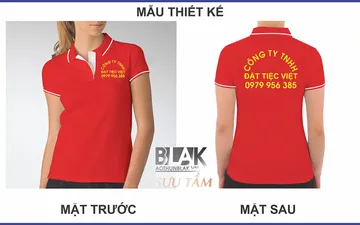 Mẫu thiết kế áo đồng phục Đặt Tiệc Việt mới nhất