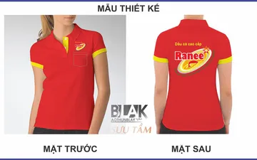 File thiết kế vector - Áo thun đồng phục Dầu cao cấp Ranee