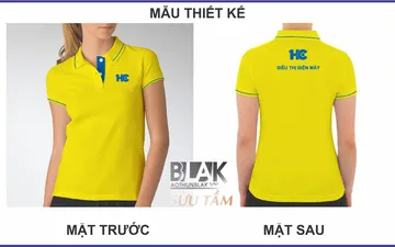 Mẫu thiết kế áo thun đồng phục Siêu thị điện máy HC mới nhất
