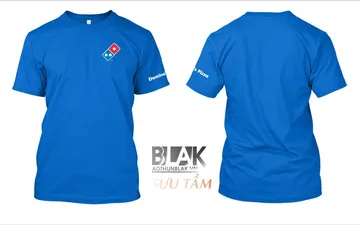 Mẫu thiết kế áo thun đồng phục Domino's Pizza mới nhất