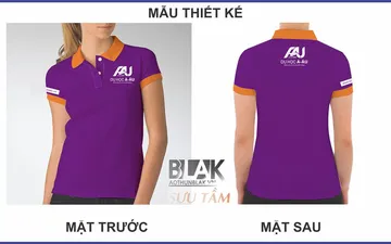 File thiết kế vector - Áo thun đồng phục Công ty Du học Á-Âu