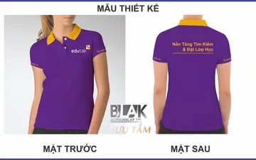 File thiết kế vector - Logo in áo thun đồng phục Edutalk