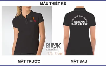 File thiết kế vector - Áo thun đồng phục công ty Hoàng Phát Event