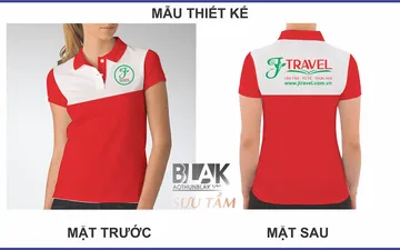 File thiết kế vector - Áo thun đồng phục công ty Du lịch & Sự kiện J Travel