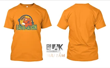 Mẫu thiết kế áo thun đồng phục Lẩu Bò Sài Gòn ViVu mới nhất