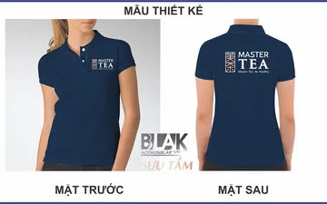 File thiết kế vector - Áo thun đồng phục quán trà sữa Master Tea