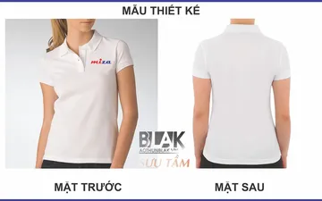 File thiết kế vector - Áo thun đồng phục Công ty cổ phần MIZA