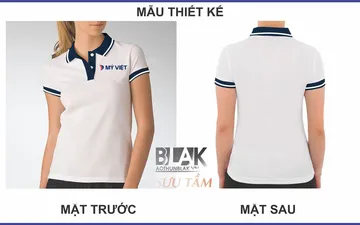File thiết kế vector - Áo thun đồng phục công ty Mỹ Việt Group, Hà Nội