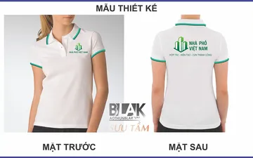 File thiết kế vector - Áo thun đồng phục công ty Nhà Phố Việt Nam