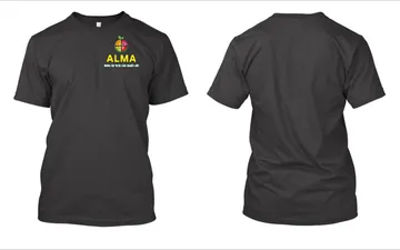 File thiết kế vector - Áo thun đồng phục nước ép trái cây nhiệt đới ALMA, Đồng Tháp