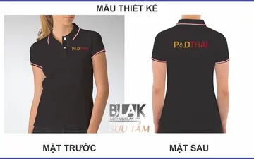 Mẫu thiết kế áo thun đồng phục nhà hàng Pad Thai Vietnam mới nhất