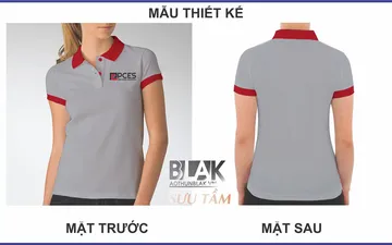 File thiết kế vector - Áo thun đồng phục PCES - Công ty TNHH Giải Pháp Doanh Nghiệp P&C