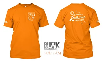 Mẫu thiết kế áo thun đồng phục Popeyes Vietnam mới nhất