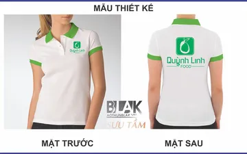 File thiết kế vector - Áo thun đồng phục cửa hàng Chè Bưởi Quỳnh Linh Food