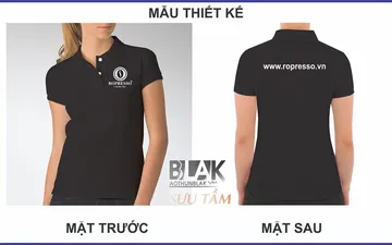 File thiết kế vector - Áo thun đồng phục Ropresso cafe pha máy Việt Nam