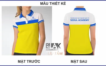 File thiết kế vector - Logo in áo thun đồng phục Seoul Academy