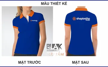 Mẫu thiết kế áo thun đồng phục Shop Trẻ Thơ mới nhất