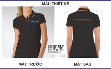 File thiết kế vector - Áo thun đồng phục công ty Sky Travel