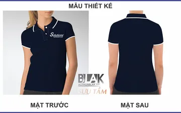 File thiết kế vector - Áo thun đồng phục công ty Solutions Construction