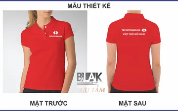 Mẫu thiết kế áo thun đồng phục Ngân hàng Techcombank mới nhất