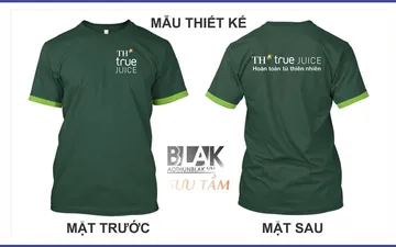 File thiết kế vector - Áo thun đồng phục TH True JUICE