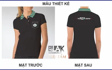 Mẫu thiết kế áo thun đồng phục The Pizza Company mới nhất