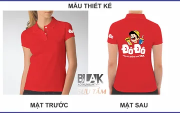 File thiết kế vector - Áo thun đồng phục Trà sữa Đô Đô, Hà Nội
