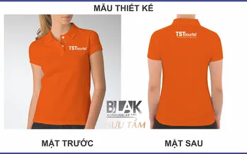 File thiết kế vector - Áo thun đồng phục công ty TST Tourist