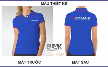 Mẫu thiết kế áo thun đồng phục Ngân hàng VietABank mới nhất