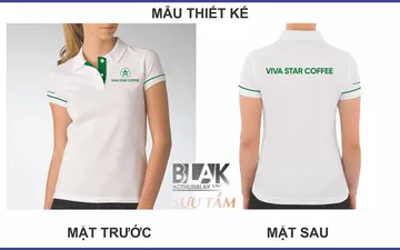 File thiết kế vector - Logo in áo đồng phục Viva Star Coffee