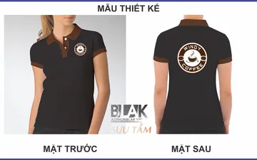 File thiết kế vector - Áo thun đồng phục Windy Coffee, Quận 12