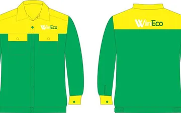 File thiết kế vector - Quần áo bảo hộ lao động WinEco